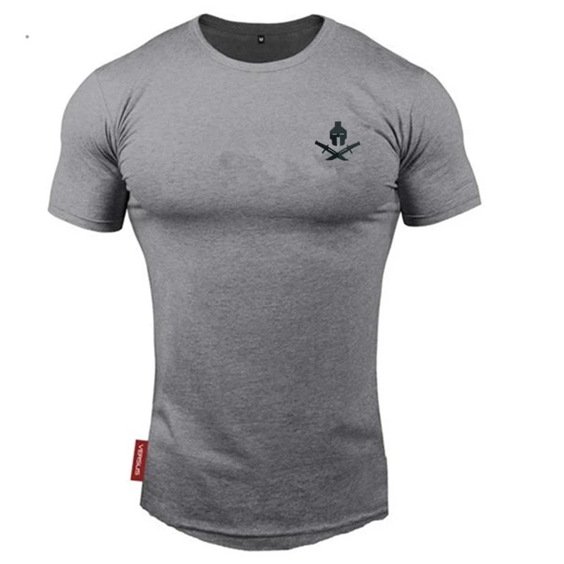 2024 nuovi uomini di marca abbigliamento fitness Running t shirt uomo o-collo t-shirt cotone bodybuilding camicie sportive top palestra uomo t shirt