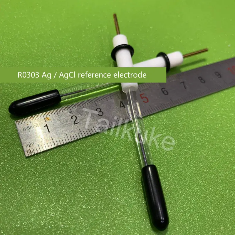 Elétrodo de referência de cloreto de prata. R0303 ag/agcl eletrodo de referência. Removível e líquido preenchido