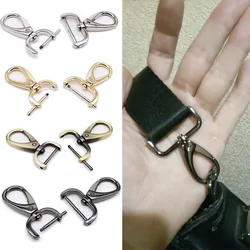 1pcs Metal Detachable Screw Rod Lobster Clasp Buckle Swivel Trigger Clasp Snap Hook for DIY Bag Parts Key Chain Bag Clasps