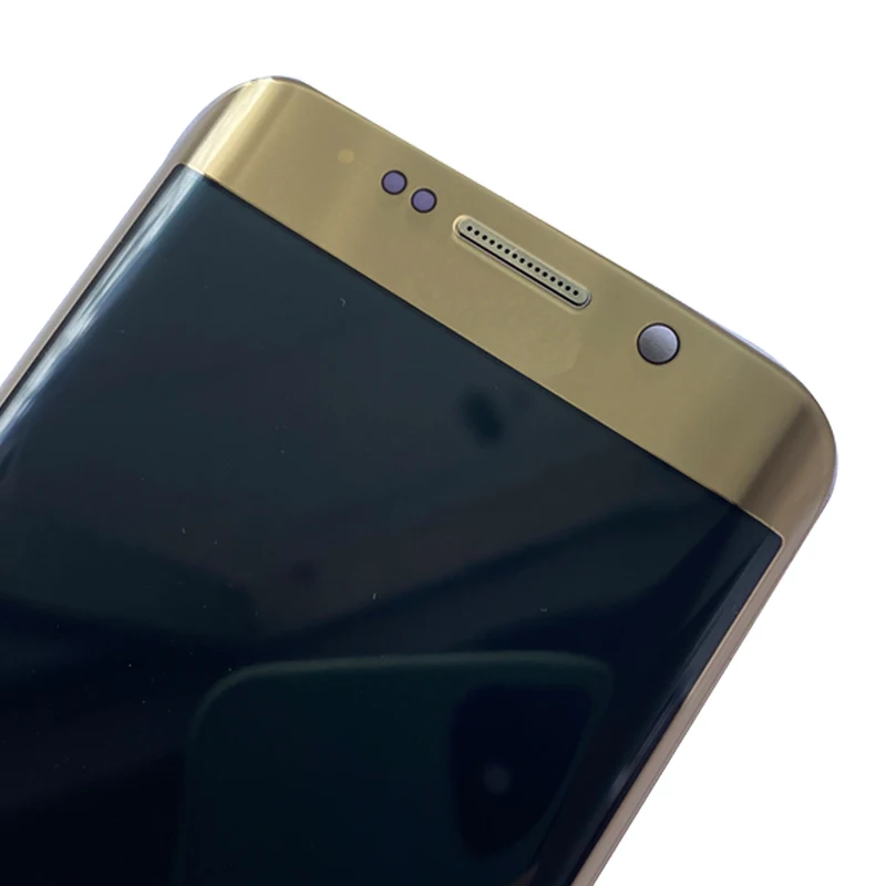 SUPER AMOLED Display For Samsung S6 Edge LCD Display With Frame 5.1\