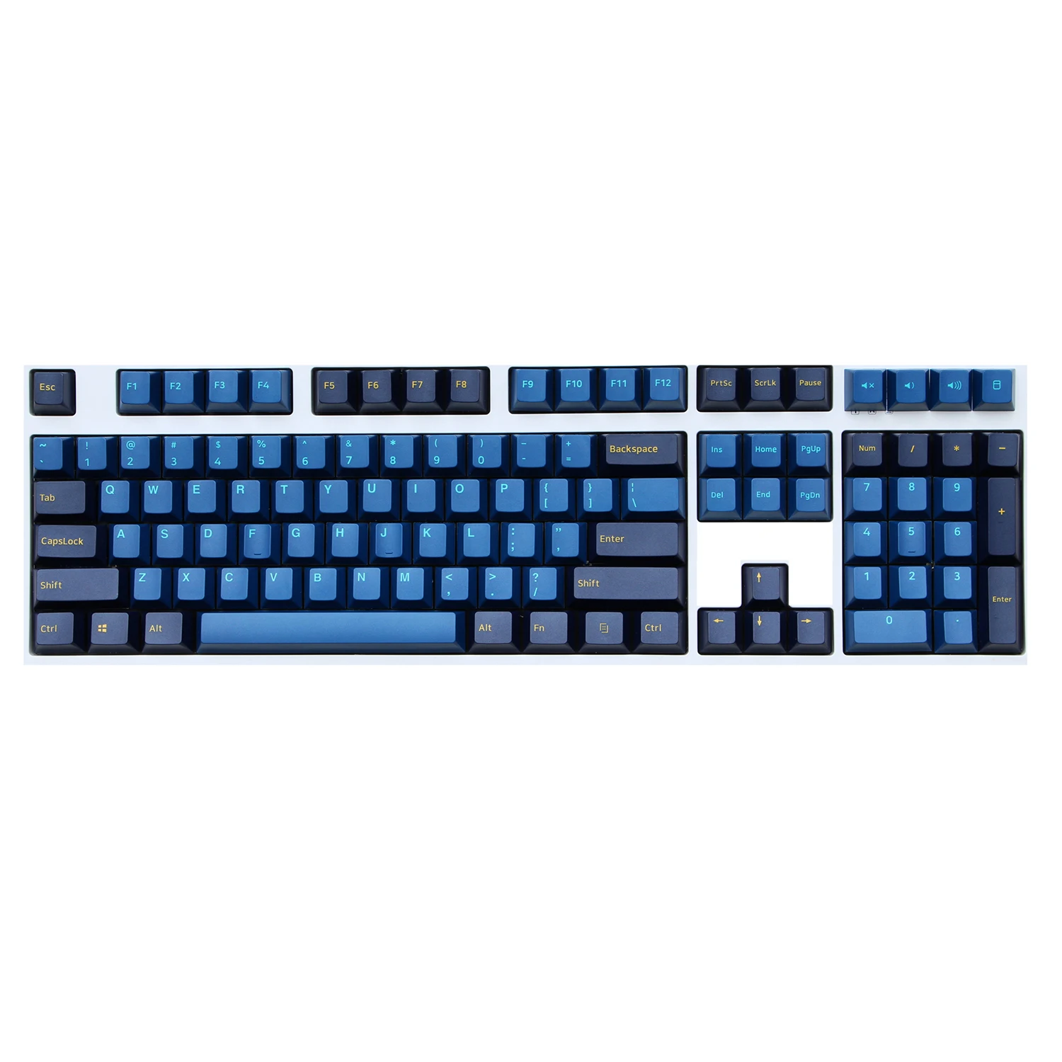 1 set Nautilus Violet Lime PBT double shot key cap for MX switch mechanical keyboard Cherry profile blue grey dolch keycaps