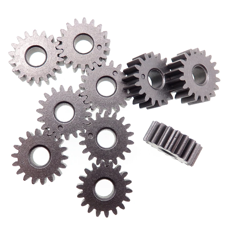 10pcs Motor Gear Metal Gears Mini Pinion 18T Teeth Modulus 0.6 metal gear for RC Model Connector