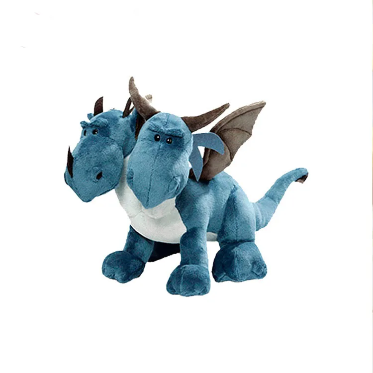 35CM Dinosaur Plush Toys Double-headed Animals Stuffed Dolls Cartoon Anime Two head Dragon For Children Kids Boys Gift