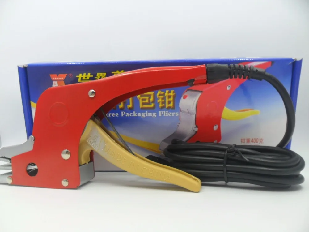 Electric Packing pliers Manual Sealless Tool Equipment PP Straps Heating Welding Carton Packaging Sealing Packer KG-15-C