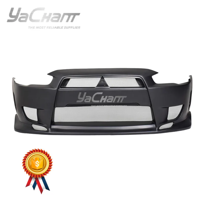 Car-Styling Fiber Glass Front Bumper Cover Fit For 2007-2010 Lancer CW Front Bumper FRP