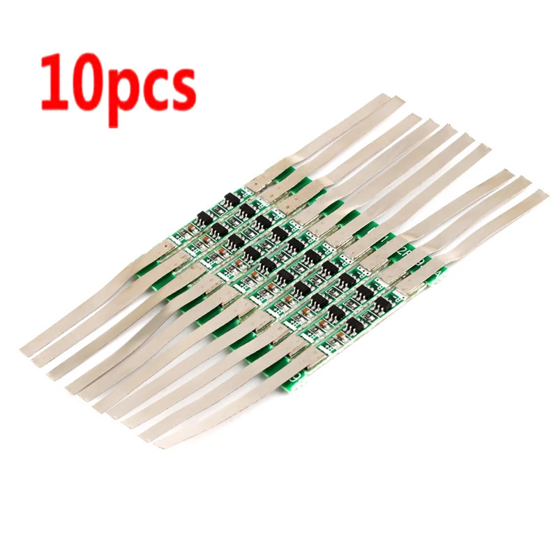 10 stücke 3,7 V 3A Li-Ion Lithium-Batterie 18650 Ladegerät Über Ladung Schutz Bord Mit Solder Gürtel Batterie Ladegerät zubehör – Detail 2