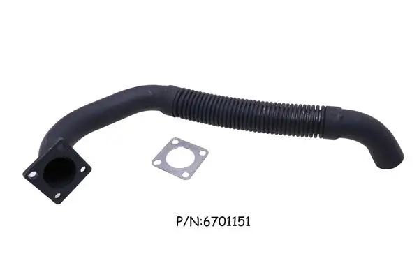 Exhaust Muffler Pipe with Gasket AK-6701151 6701151 Fit for Bobcat S130 S150 S160 S175 S185 T140