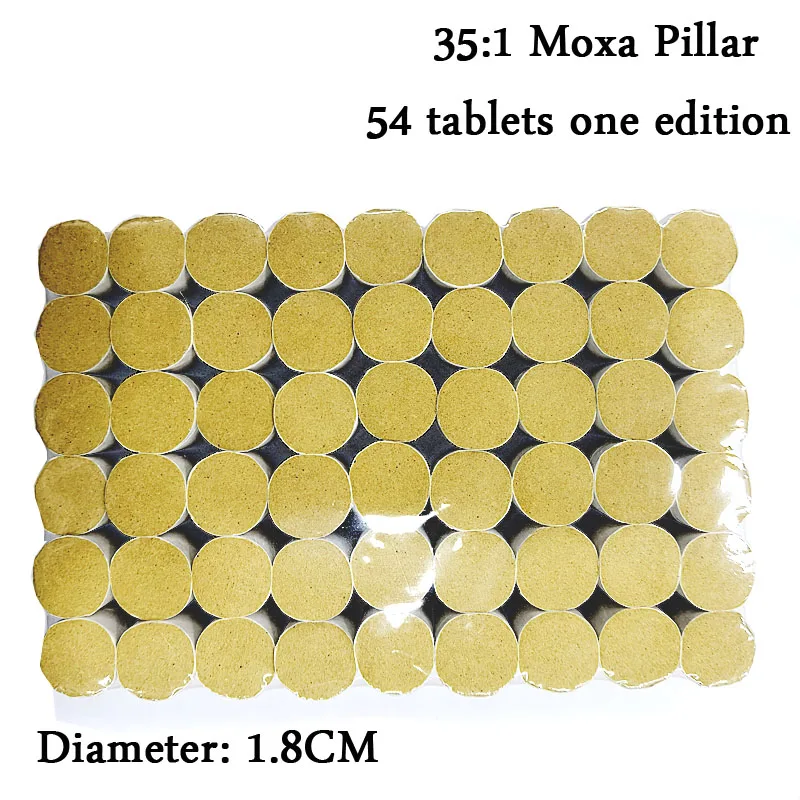 Fine Moxa Pillar High-quality Proportion Moxibustion 54 Capsules for Shoulder and Neck Pain, Back and Back Conditioning