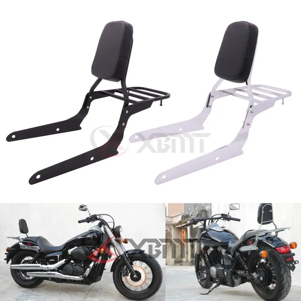 Motorcycle Backrest Sissy Bar Luggage Rack For Honda Shadow Phantom 750 VT750 VT750C2B 2010-2015 Spirit VT750C2 2007-2014