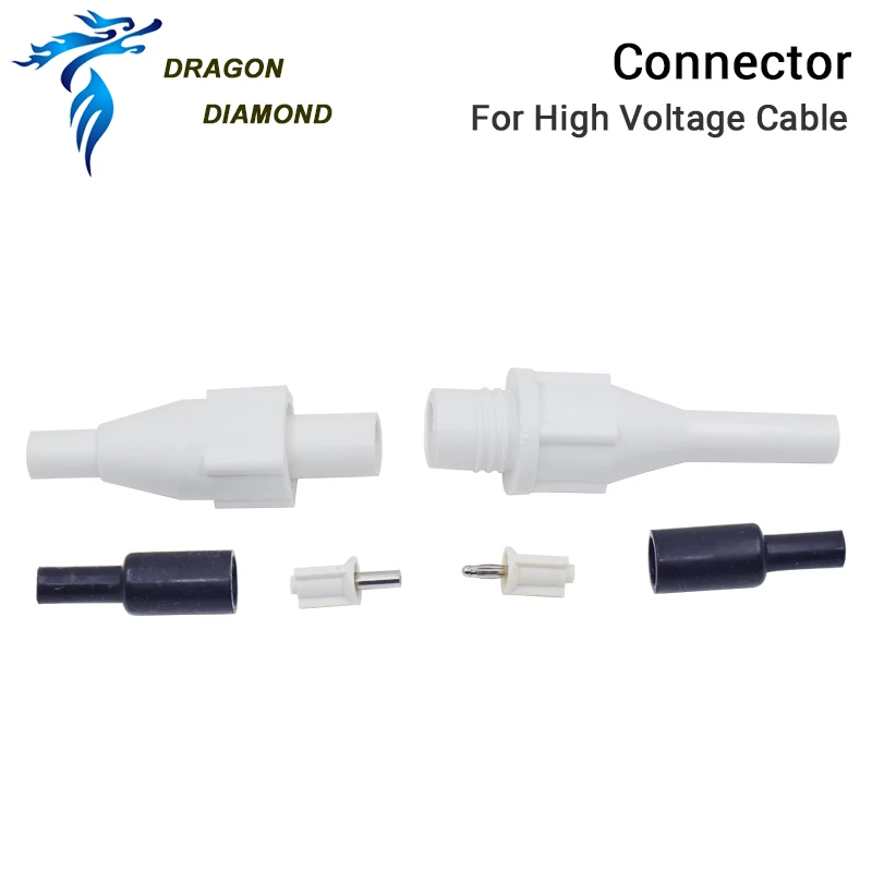 Adaptador de conector de fuente de alimentación láser, Cable de alto voltaje de 3m para grabador láser