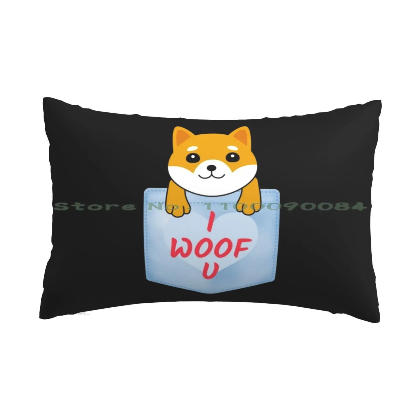 I Woof U! Pillow Case 20x30 50*75 Sofa Bedroom Reef Knot Bind Anchor Lighthouse Yachting Sailing Knot Marine Knot Shipping Boat