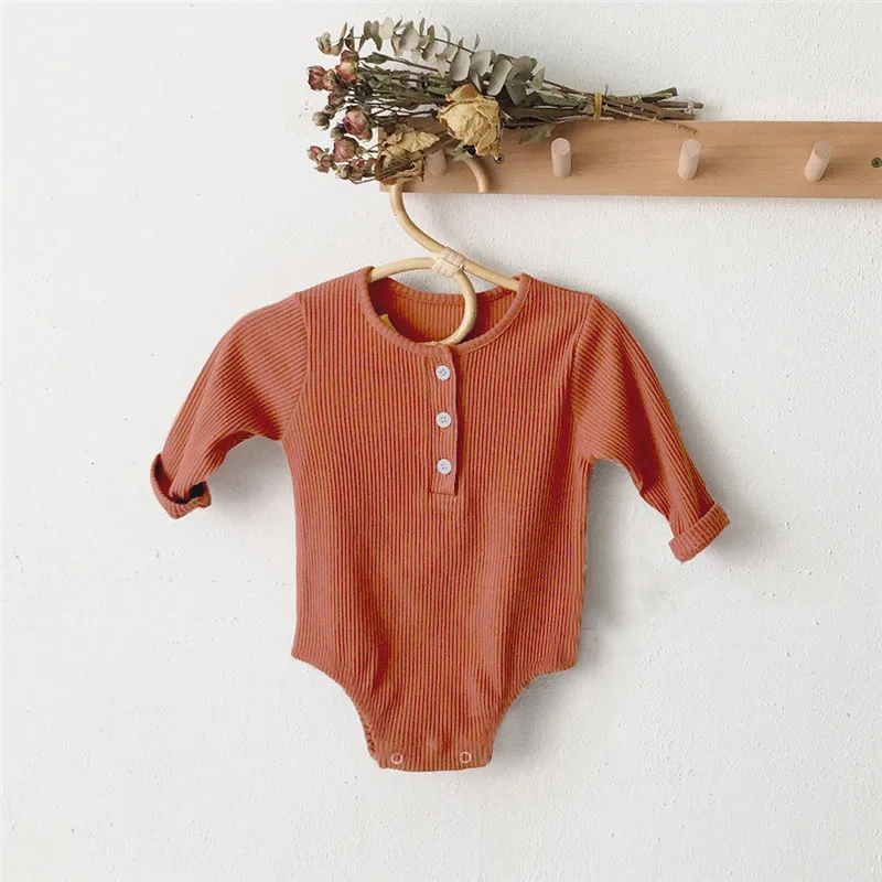 Newborn Rompers Baby Boys Jumpsuits Long Sleeve Kids Basic Overalls Autumn Spring Clothes Cotton Boys Jumpsuits Outfits