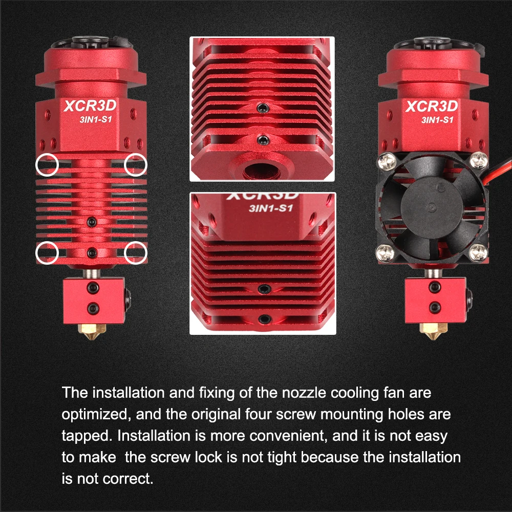 3dsway 3D Printer Parts 3 w 1 out Hotend Kit przełączanie kolorów 0.4/1.75mm Filament j-head Hotend do wytłaczarki Titan MK8 Orbiter