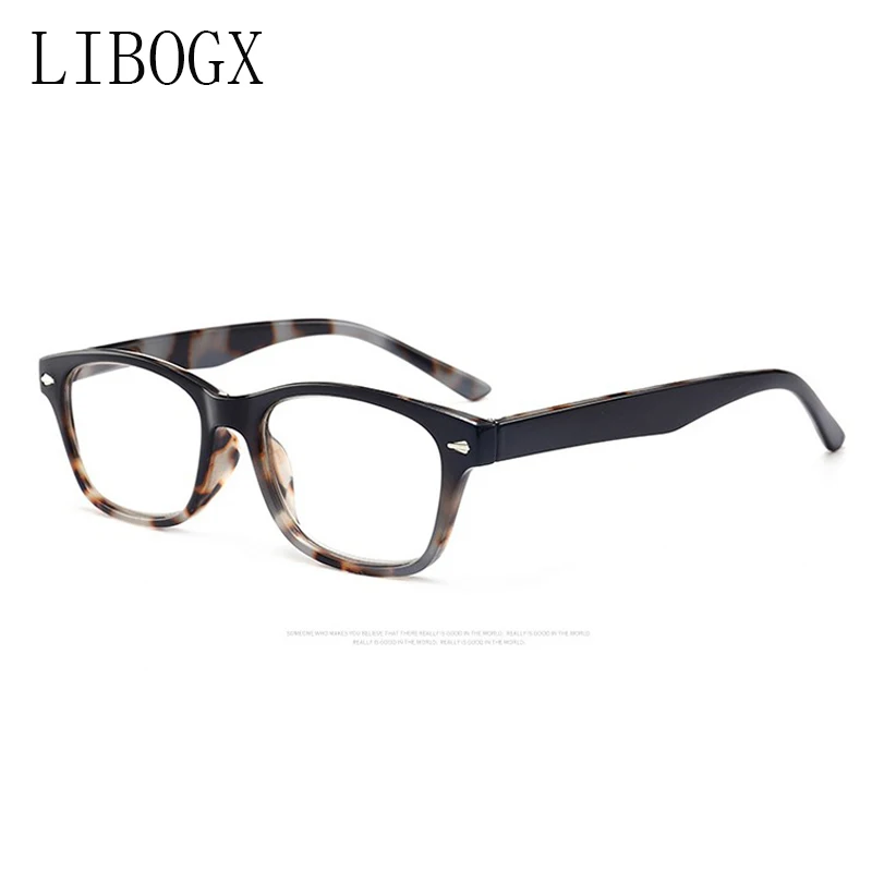 

LIBOGX Fashion Women's Reading Glasses New Full Frame Men's Reading Glasses Diopter Glasses