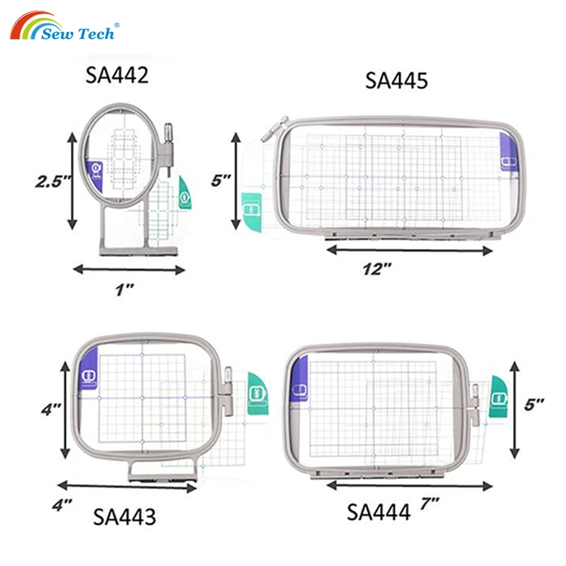 Sew Tech Sewing and Embroidery Hoop for Brother Innovis F480 PE800 F440E SE1900 PE770 PE700 PC8500 PC6500 Babylock Machine Frame