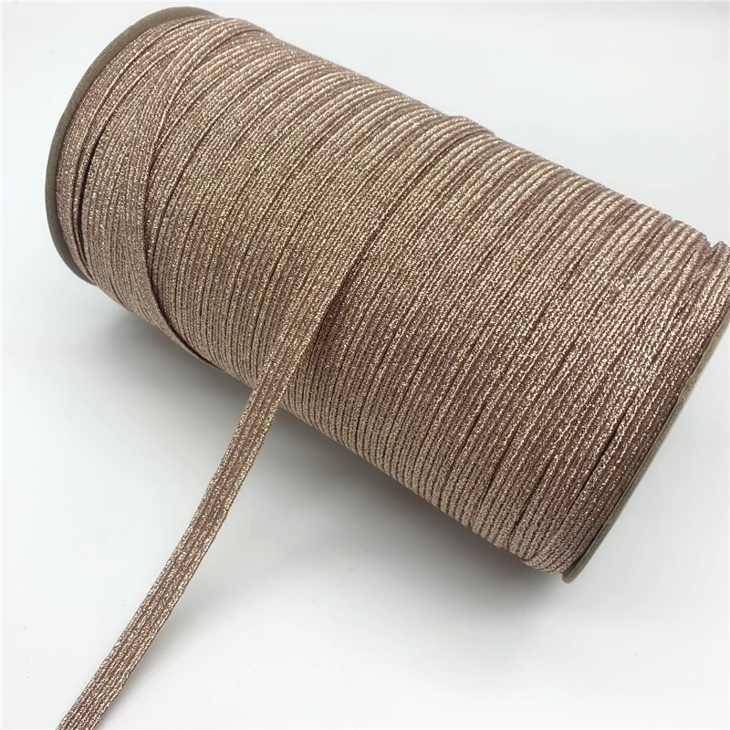 Metallic Color Elastic Ribbon for Sewing Accessories