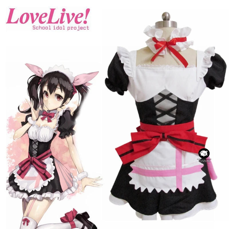 

Anime LoveLive! Cosplay Nico Yazawa Man Woman Halloween Cosplay Cartoon Cute Maid Costume S-3XL