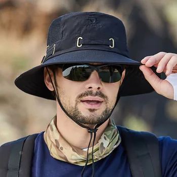 W22 Fisherman หมวกผู้หญิงตาข่าย Breathable กลางแจ้งตกปลา Mountaineering Sun หมวกฤดูร้อนสบายๆสไตล์ใหม่