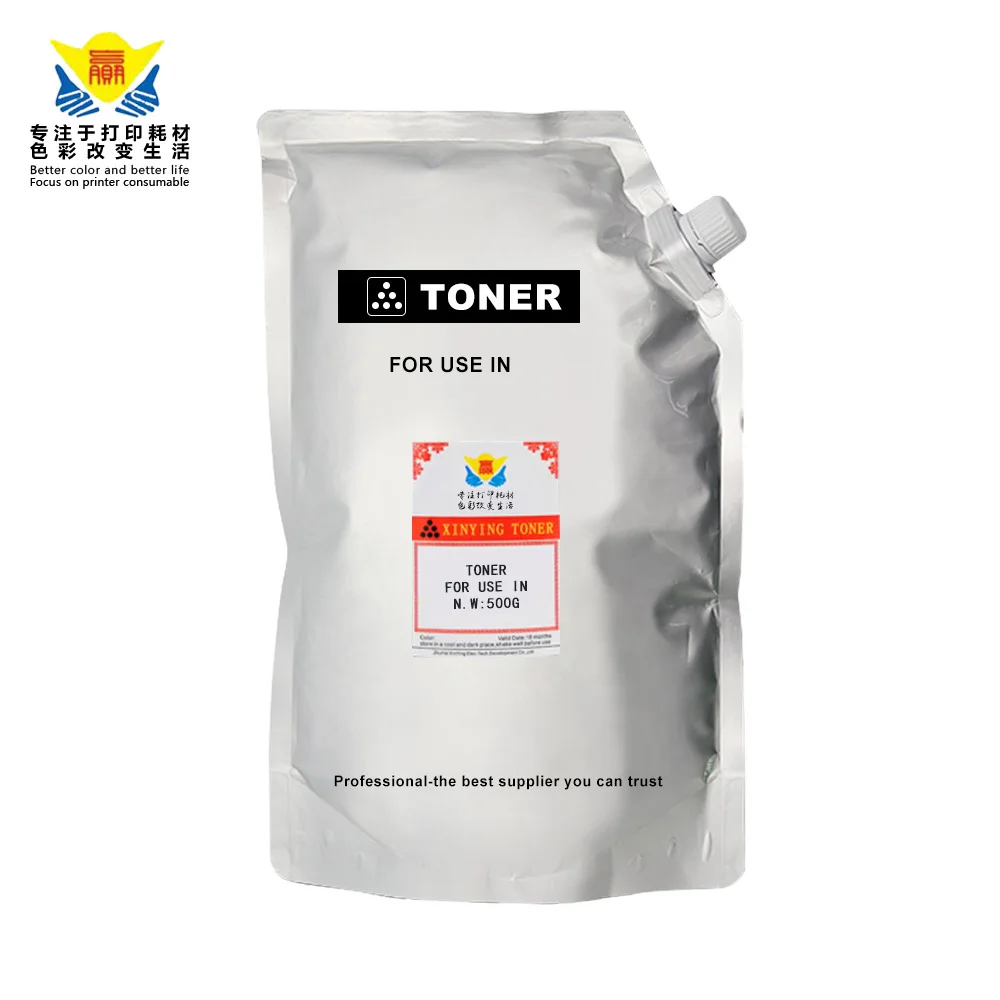 Refil do Pó de Toner preto compatível para Irmãos MFC-8200 JIANYINGCHEN/8220/8420/8440/8500/8640/8820D (3 peças/lote) 500g por bolsa