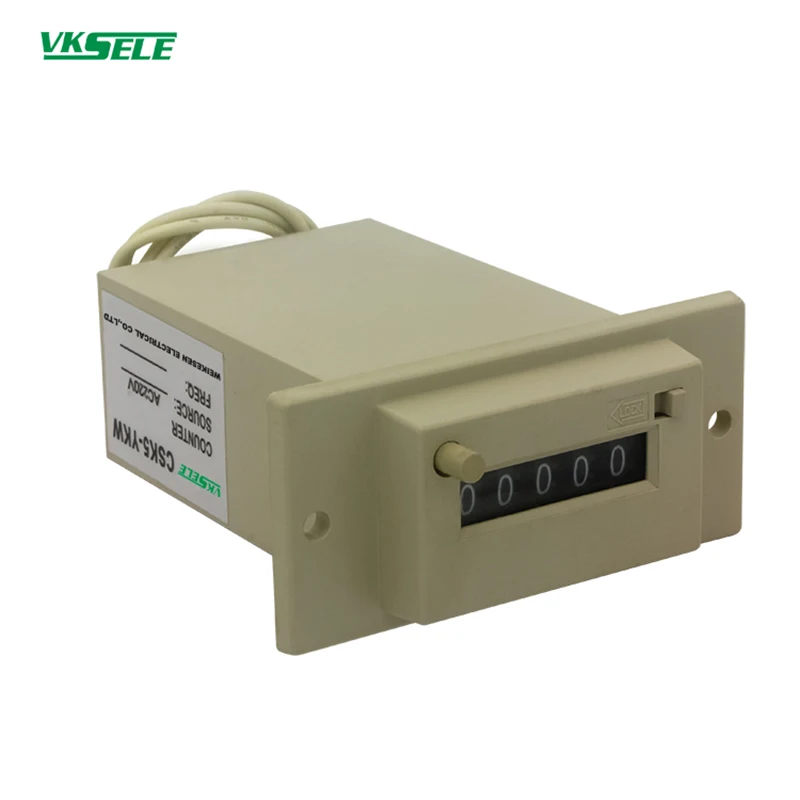CSK5-YKW display elettrico del contatore elettromagnetico DC12 V 24V AC110V 220V di 5 cifre