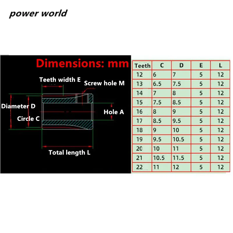 0.5 Modulus 12T-20T Copper Gear Small Modulus Gears Toy Motor Motor Model Diy Accessories Copper Gear Half Teeth