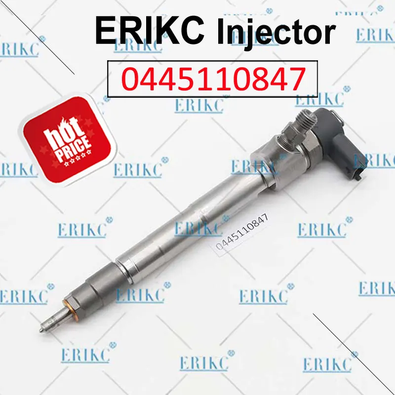 

ERIKC 0445110847 Fuel Injector Adapter Common Rail 0 445 110 847 Injection Type Diesel Oil Injectors 0445 110 847 For Bosch