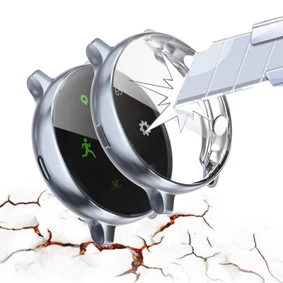 Pokrowiec na Samsung galaxy watch active 2 active 1 pokrowiec na zderzak akcesoria Protector pełne pokrycie silikonowa ochrona ekranu