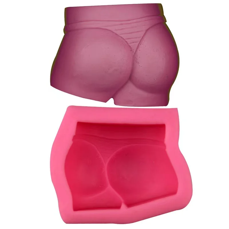 Sexy Bikini Butt Chest Handmade Soap Fondant Silicone Mold DIY Chocolate Baking Cake Jelly Pudding Molds