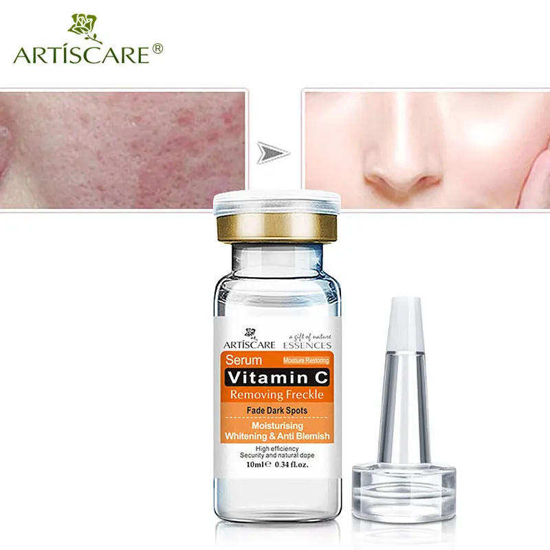 ARTISCARE Vitamin C + Hyaluronic Acid Serum 4PCS for Moisturizing Skin Care VC Essence