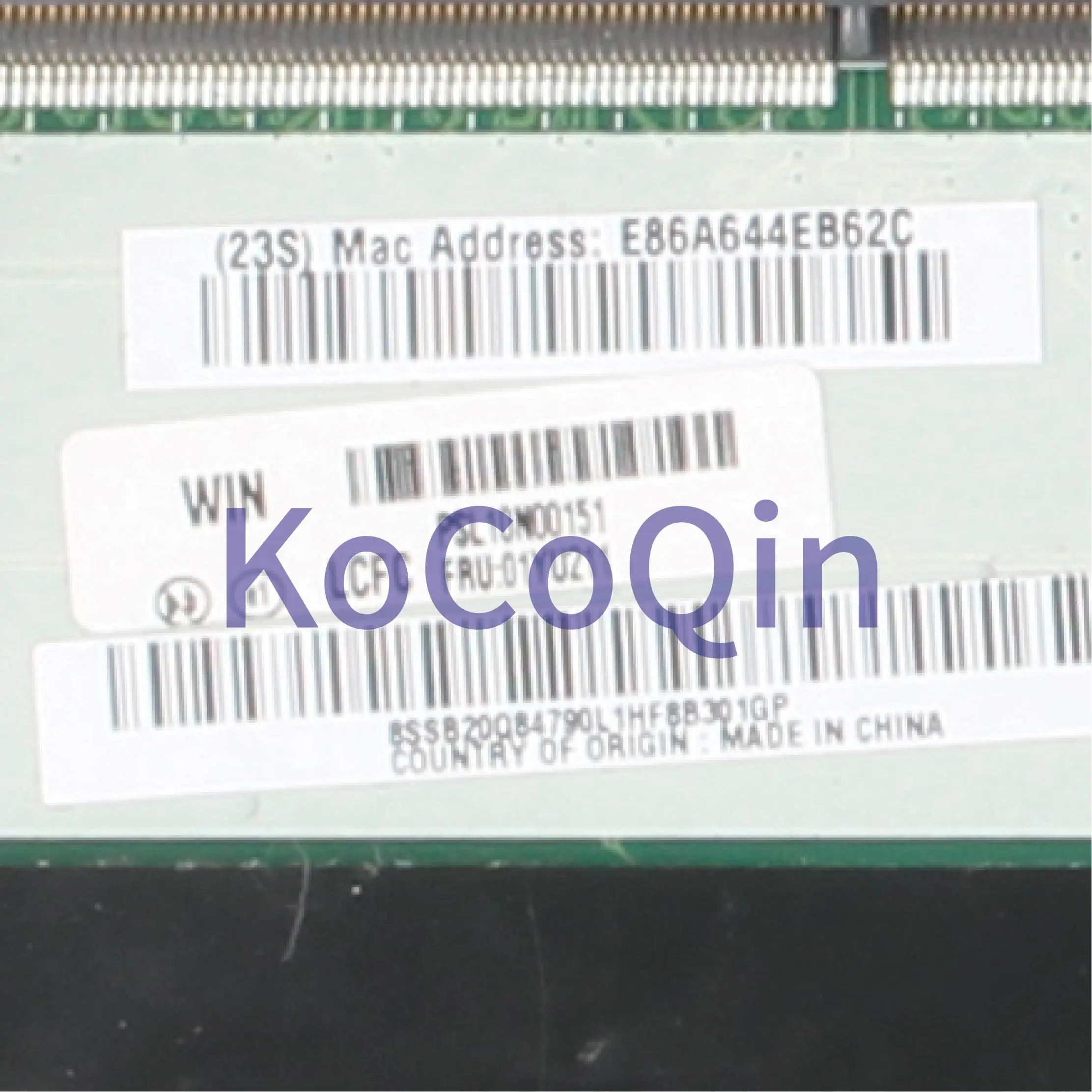 KoCoQin 01YU211 płyta główna do laptopa LENOVO Thinkpad P52 I7-8850HQ P1000 płyty głównej płyta główna SR3YZ N18P-Q1-A1 EP520 NM-B562