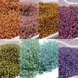 2mm 11/0 Miyuki Ice Seed Antique Beads Japanese Delica Glass Beads DIY For Jewelry Making French Embroidery Sewing Accessories