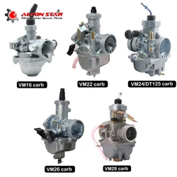 Alconstar- VM16 19mm VM22 26mm VM24 28mm VM26 30mm VM28 32mm Mikuni VM Series Carburador Carb for 110CC 125CC 200CC 250CC Quad