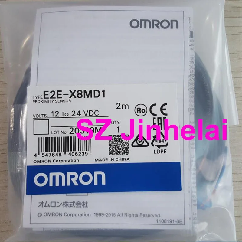 

OMRON E2E-X8MD1 E2E-X8MD1-Z E2E-X8MD2 E2E-X8MD2-Z Authentic Original Electric Switch Proximity Sensor 2M 12-24V DC