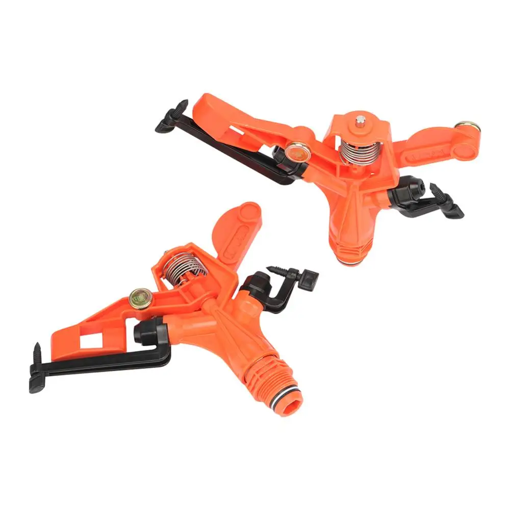 

Plastic Orange 3/4" Male Thread Rotating Rocker Sprinklers 360 Degree Garden Irrigation System Spray Watering Nozzles 10 Pcs