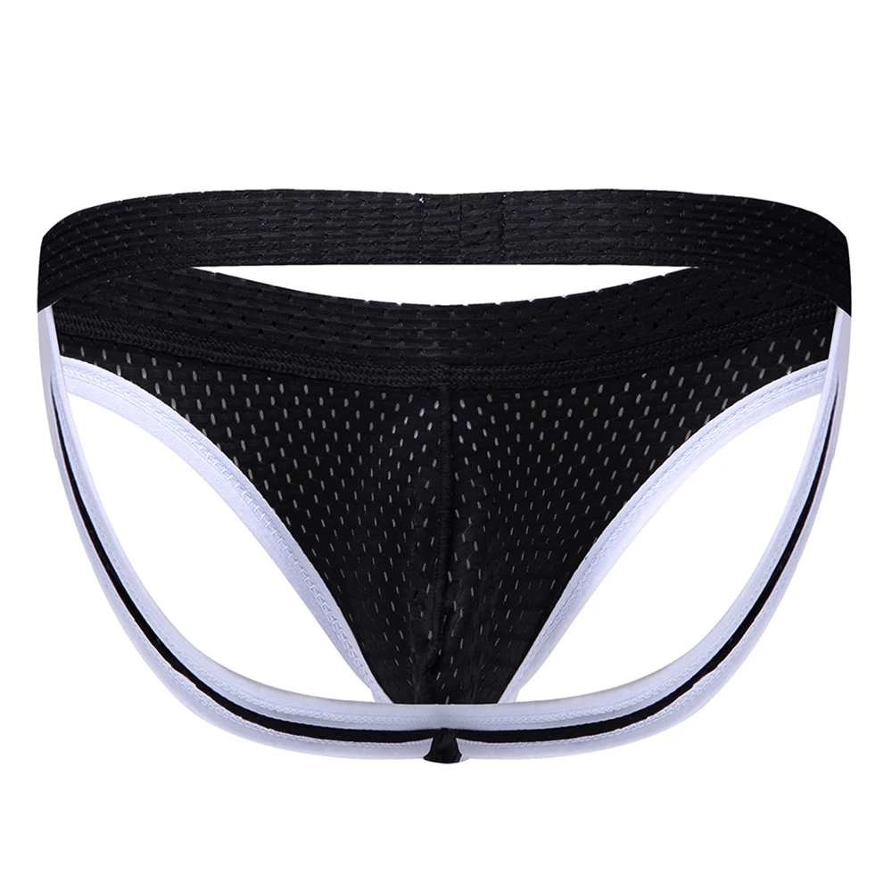 Sexy Lingerie Men Large Underwear Bulge Breathable Open Butt Brief Backless Xxxl Low Rise Bodybuilding Bikini Panties