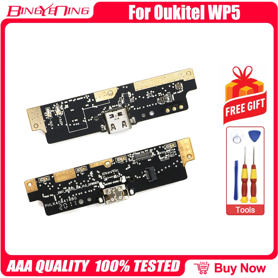 BingYeNing New Original For Oukitel WP5 WP5 Pro WP12 WP12 Pro Board Charging Port Usb Plug Repair Part