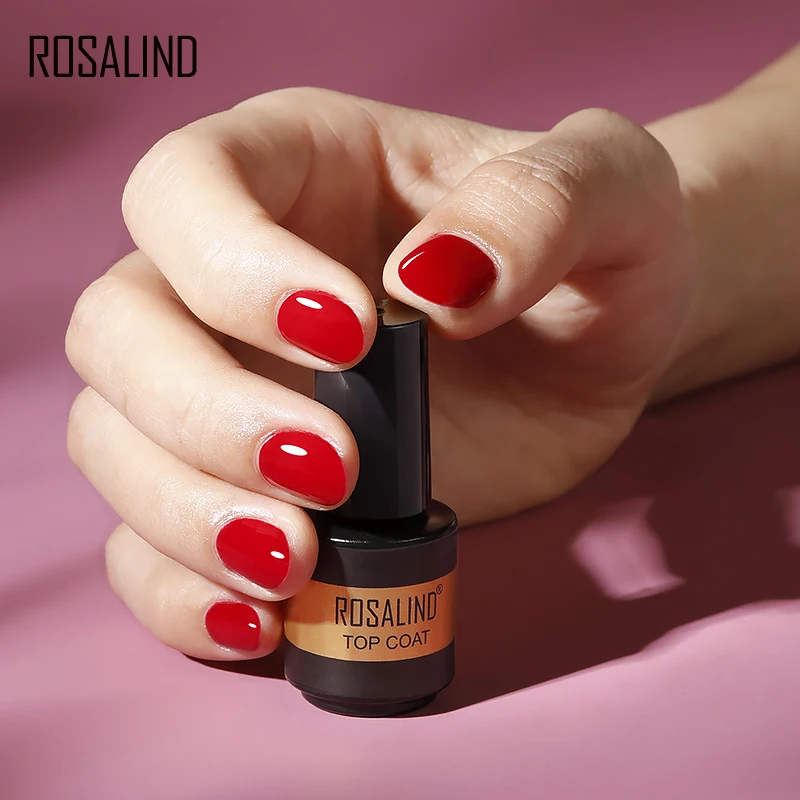 Rosalind Primer Top Base Coat 7Ml Gel Nagellak Voor Manicure Langdurige Nail Art Salon Gel Vernis Uv led Kleur Gel Polish