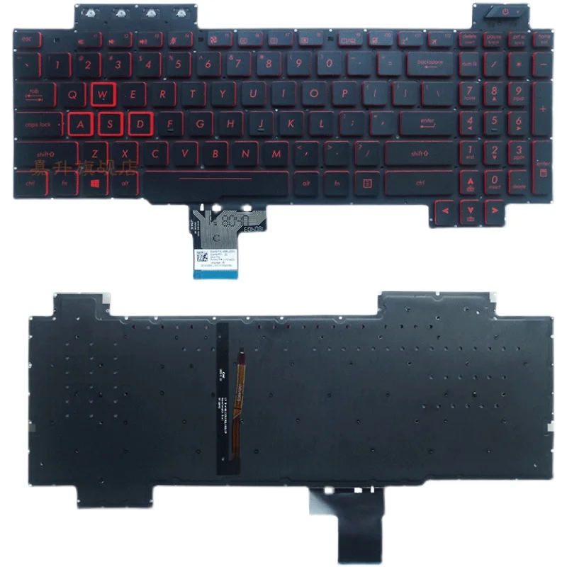 English Backlit keyboard for Asus TUF Gaming FX505 FX505G FX505D FX505GD FX505GE FX505GM FX505DY FX505DV fx505dt US laptop