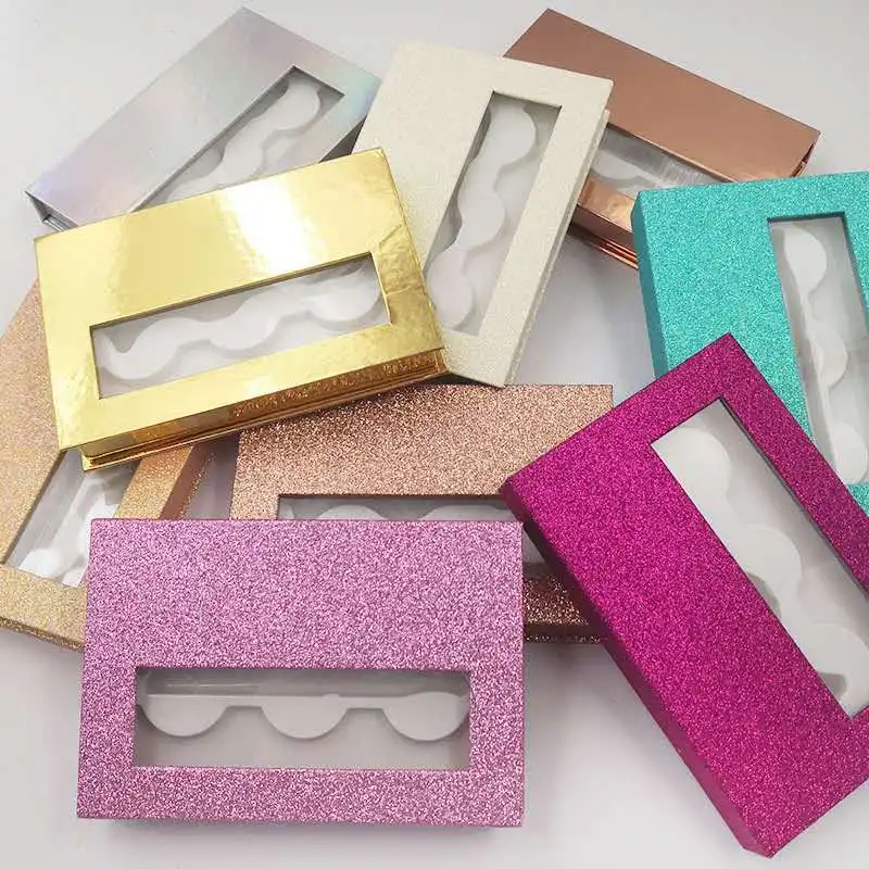 3 pairs set empty eyelash book magnetic eyelash package wholesale private label 3 pairs lash case eyelash box