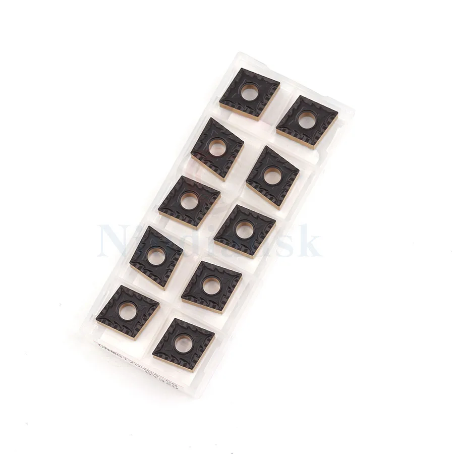 10PCS CNMG120404 CNMG120408 -CQ LF9218 inserto in metallo duro per tornitura esterna strumento tornio cnc inserto tornitura, utilizzato per le parti in acciaio.