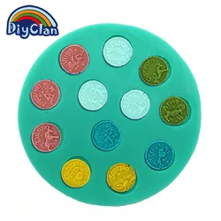 DIY Birthday Party Silicone Moulds Chocolate Cupcake Decorating Tools Mini 12 Constellations Fondant Mold Baking Supplies