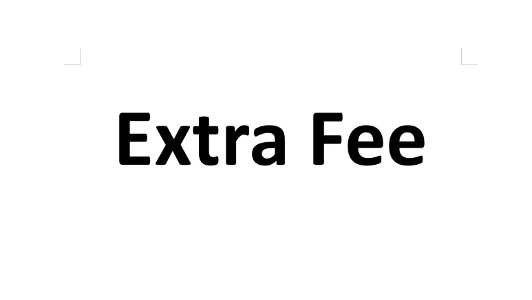 

Custom fee