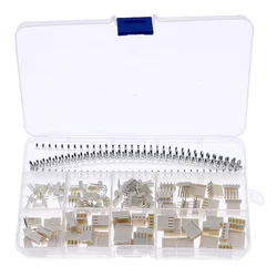 280pcs/Box KF2510 - 2p 3p 4P 5P pin 2.54 mm Pitch Housing + Pin Header Right Angle+ Terminal Connectors Adaptor Assortment Kit