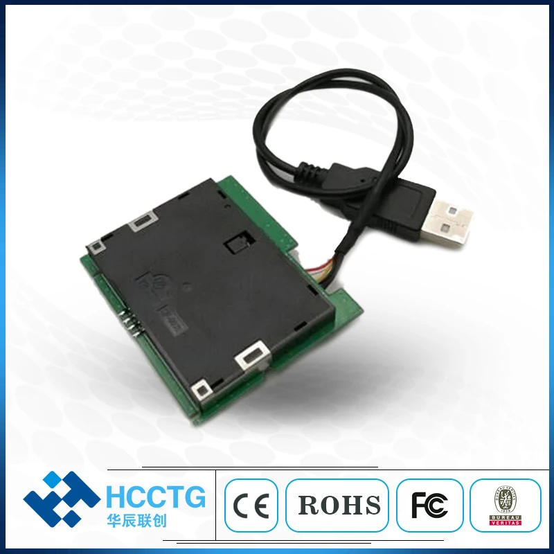 

Self-Service Device ISO-7816 RoHS USB Floppy Smart Chip Card Reader with Free Sdk MCR3521-M