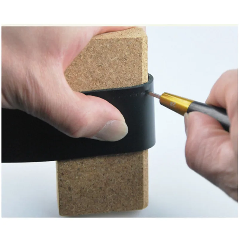 Wood Grain Cork Awl, Board Pin Board, Leather Punch Tools, DIY, 1Pc