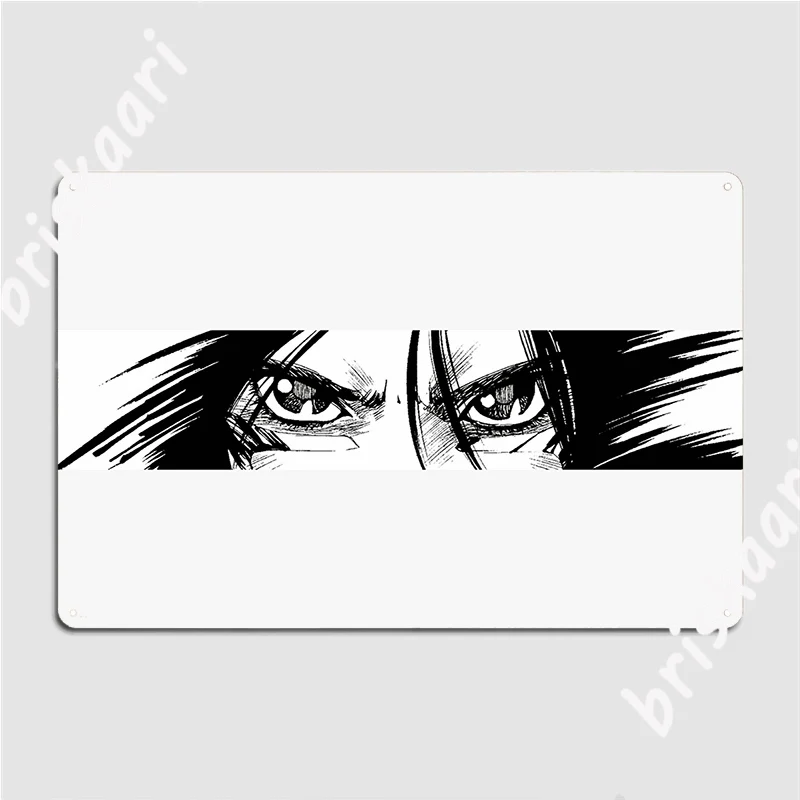 Gunnm Gally Alita: Battle Angel Metal Sign Garage Club Custom Wall Pub Mural Painting Tin Sign Posters