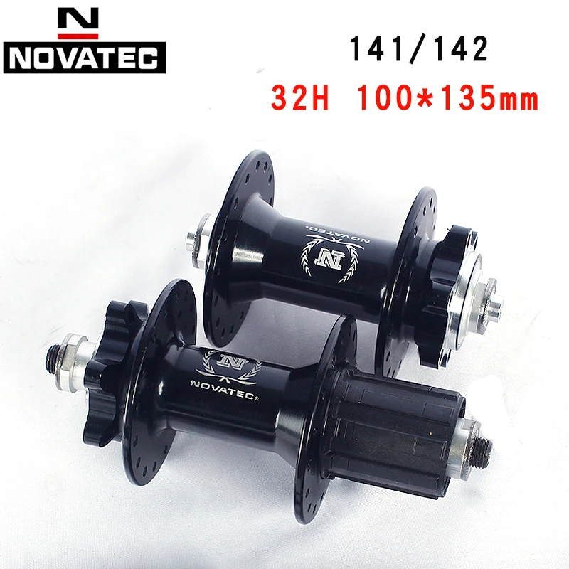 Novatec-Mountain Bike Hubs, MTB Disc Hub, Sealed Bicycle Hub, Accessories, 2Bearing, Disc Brake, 100x135mm, 32 Holes