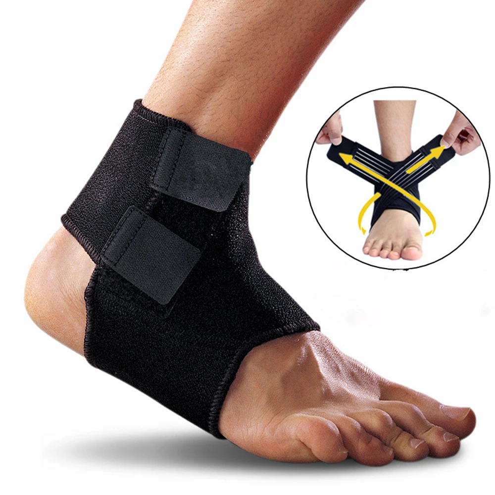 

1PC Compression Ankle Support Gym Sports Basketball Football Ankle Brace Protector Guard Bandage Foot Strap Sleeves