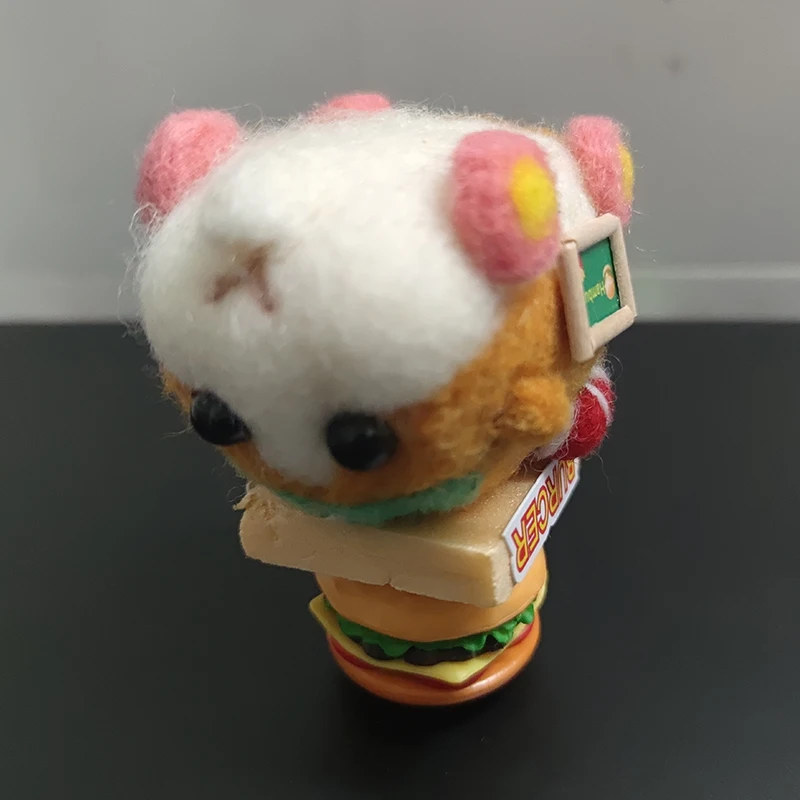 Cute Japanese Pui Pui Molcar Handmade Pocket Animal Pet Doll Toy Handcraft Fairy Wool Needle Felting Toy Hot Sale