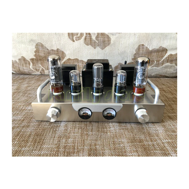 lf high resolution 6N9P EL34 luxury high-end tube amplifier power amplifier 6.5W + 6.5W, frequency response 20hz-20khz,DIY kit